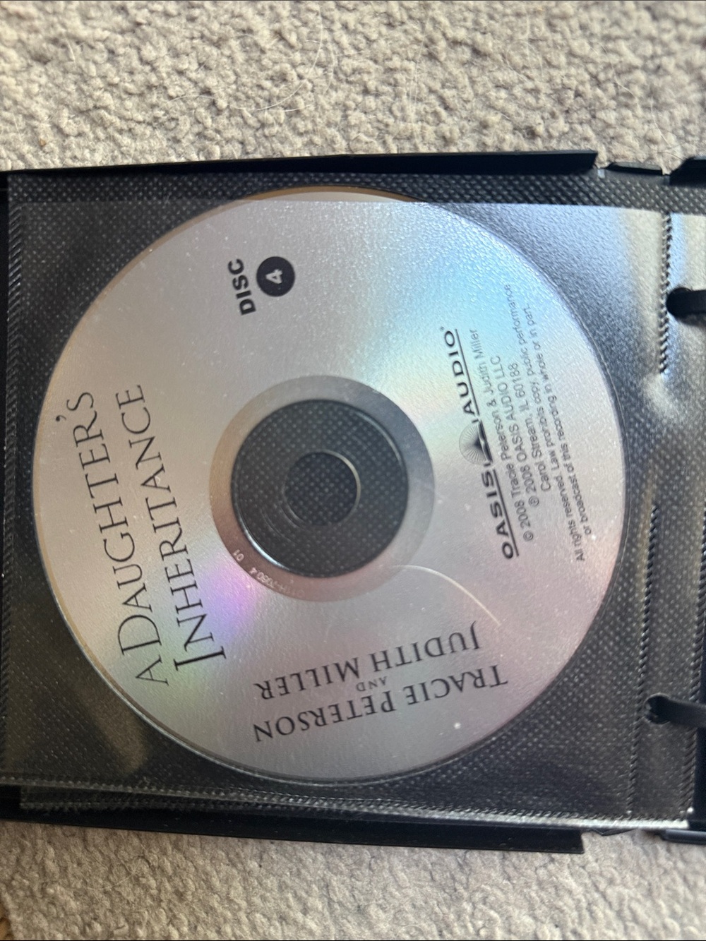 “A Daughter's Inheritance”a Abridged Audiobook by Tracie Peterson&Judith Miller - Picture 7 of 10